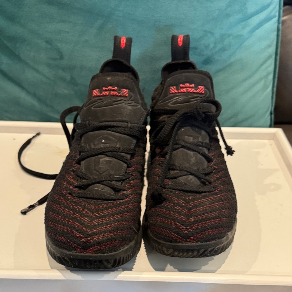 Nike Kids Black and Red Sneakers